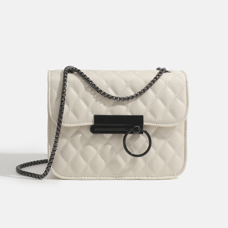High end and atmospheric women's bag new trendy crossbody bag stylish chain bag versatile and fashionable shoulder bag black small bag for women