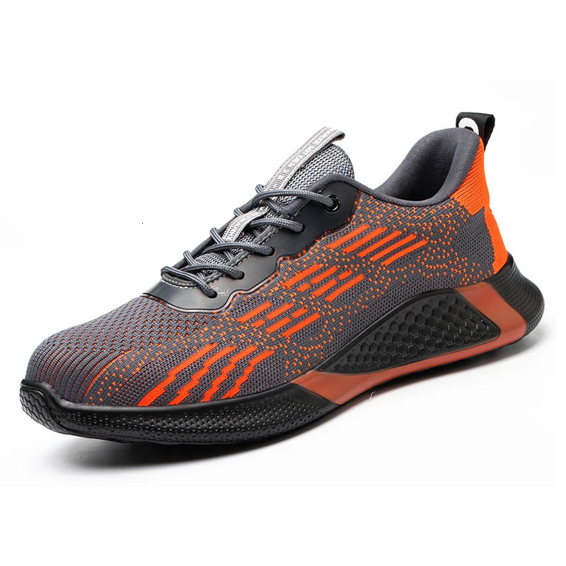 Lightweight Indestructible Men Safety Boots Work Sneakers Women Insole Protective Steel Toe Shoes