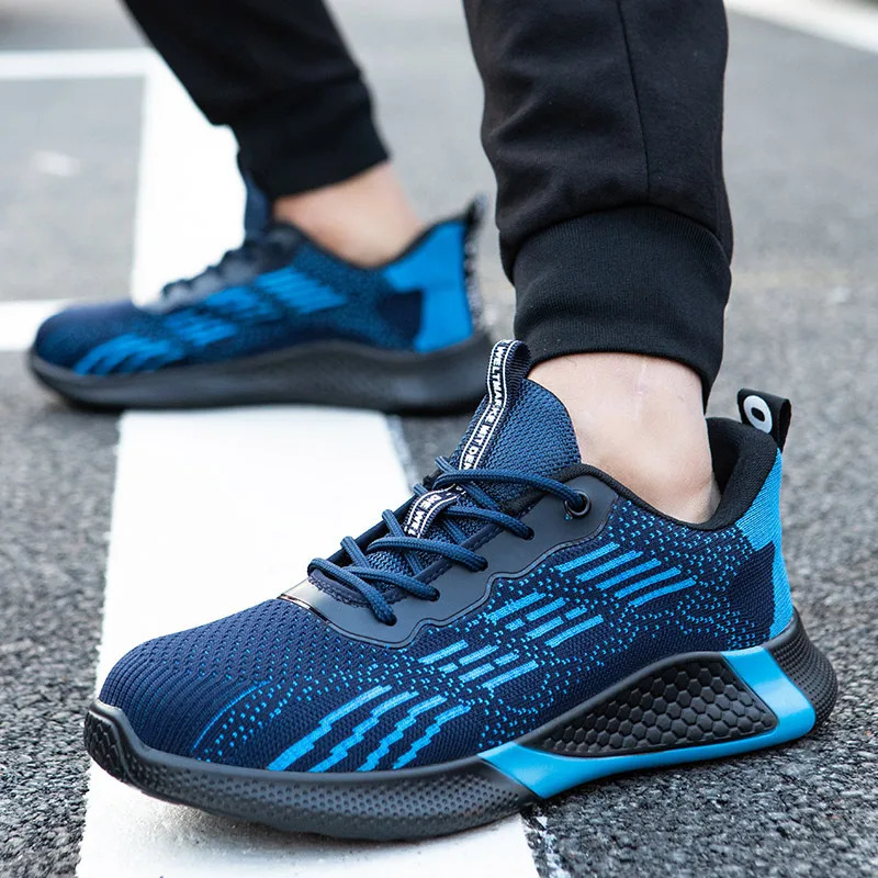 Lightweight Indestructible Men Safety Boots Work Sneakers Women Insole Protective Steel Toe Shoes