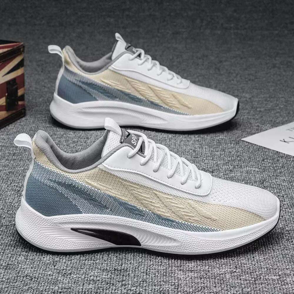 Men Casual Running Unisex Knit Breathable Sport Sneakers Women Athletic Non Slip Comfortable Leisure Tennis Shoes
