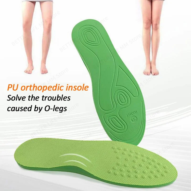 PU straightening arch support pad O/XO leg shoe sole pad used for foot valves Varus straightening pads pain relief inserts 240612