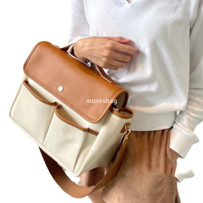 Korean Instagram Mommy Bag Large Capacity Multi functional Casual Maternal and Child Bag Colored Outgoing Lightweight Crossbody Mom Bag