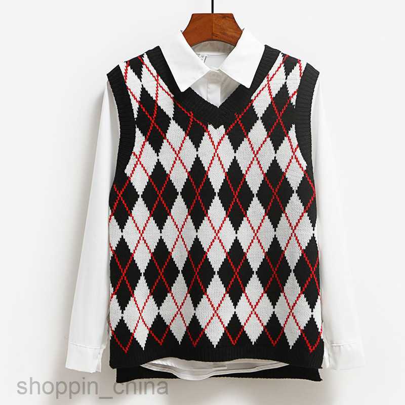 Women's T Shirt Autumn new sexy women's Pink Plaid T-shirt sleeveless vest tees