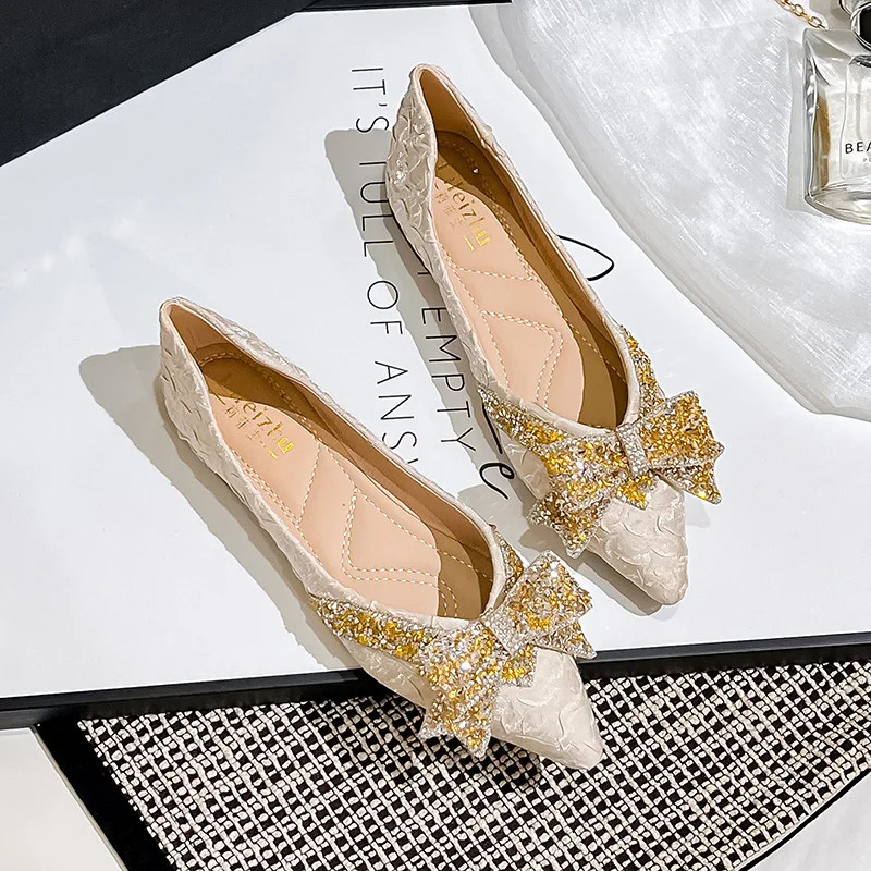 Pointed shallow mouth small perfume for women in summer exquisite chic atmosphere compact womens shoes 240614