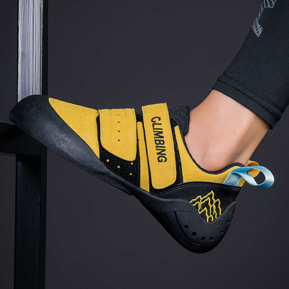 High quality Lightweight Outdoor Non-slip Professional Training Sports Wall Student Rock Men Kids Climbing Shoes