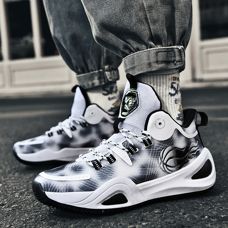 Youth student practical competition training sneakers men women summer breathable casual sports trendy and versatile basketball shoes free shipping