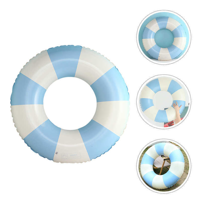 Other Pools SpasHG Inflatable Lifebuoy Swim Rings for Pool Adults Float Kids Colorful Swimming Summer Stripe AccessoryL406