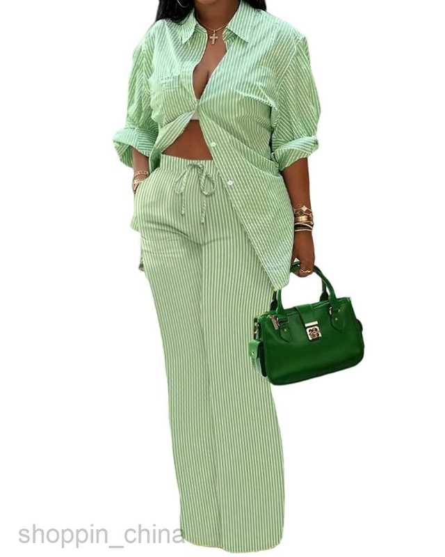 Women's Tracksuits Autumn New Women's Printed Long sleeved Two piece Pants Set for Women Sets