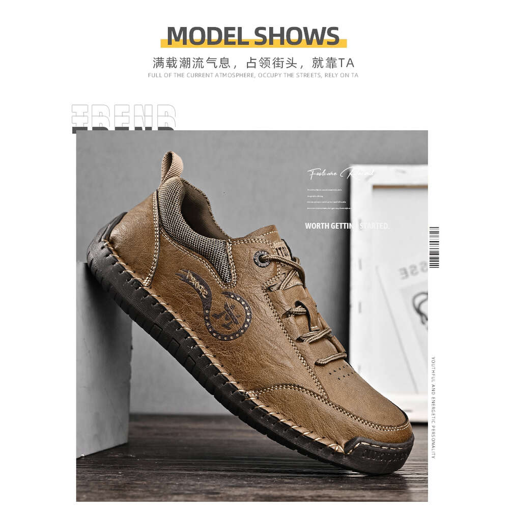 2901 Large Hand Sewn Casual Men's Shoes 38-46