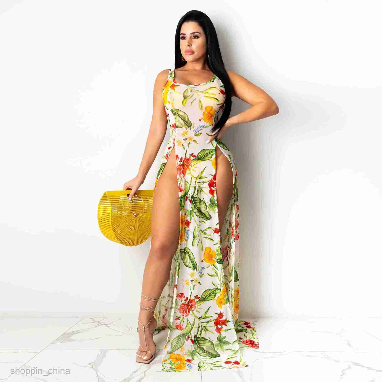 Basic Casual Women Dresses fashion summer sexy fashion elastic multi color mesh beach skirt dress