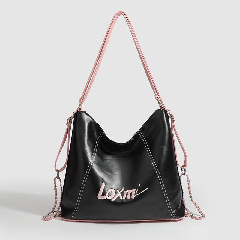 High end atmospheric and large capacity backpack for women summer new niche design student commuting single shoulder crossbody bag