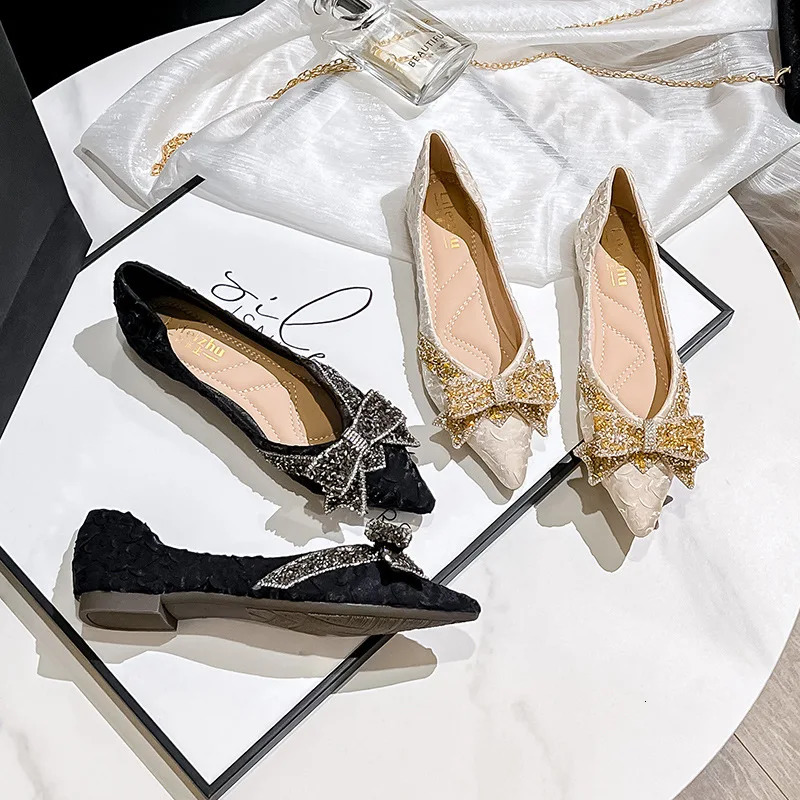 Pointed shallow mouth small perfume for women in summer exquisite chic atmosphere compact womens shoes 240614