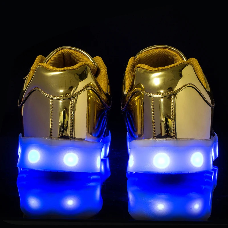 Adult Unisex Boys and Girls Luminous Sports Shoes USB Charging Boys LED Colorful Luminous Shoes Girls Shoes 240614