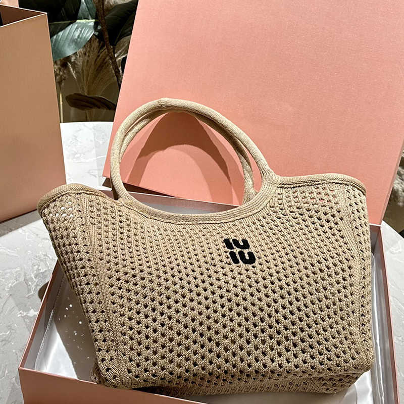 Beach Bags Luxury Casual Tote Bag Women Designer Bag Summer Beach Bags Large Shoulder Bags Woven Vegetable Basket Bag Lady Travel Shopping Bags Wallet