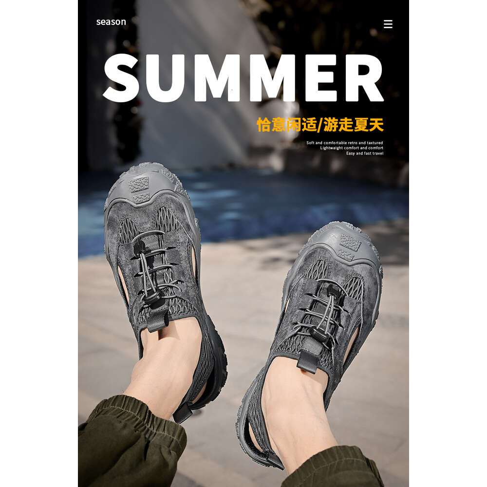 Taihao 8877 Large Outdoor Mountaineering Mesh Sandals 38-46