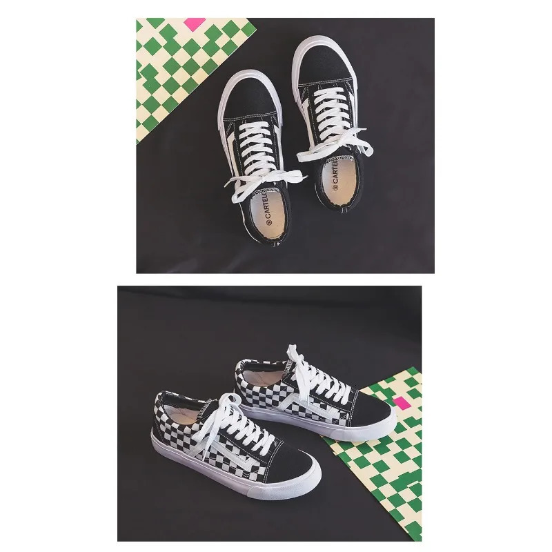 spring 2024 new Vance canvas women classic retro chic lovers casual national trend student skateboard shoes 241106