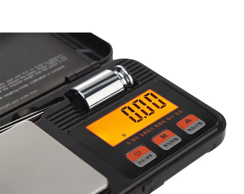 wholesale 0.001g Gram Scale, 50g Digital Pocket Scale High Precision Jewelry Scale with Back-Lit LCD, Tare Function for Food, Powder LL