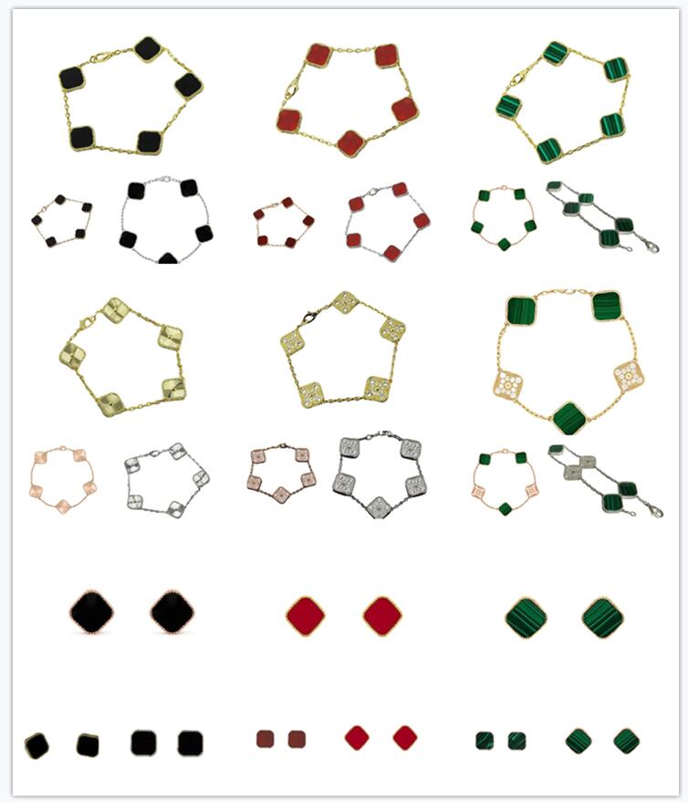 Bracelets For Fashion Clothing New Fashion Clothing Super Necklace 5 Flower Chain Seiko Edition Clover Sweater Wear