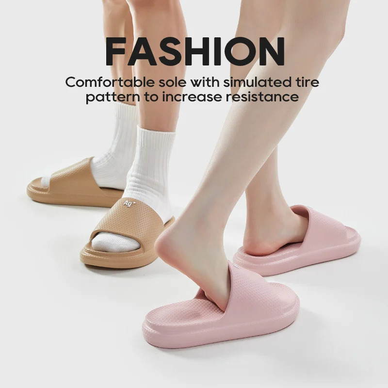 UTUNE Massage Womens Slide Light Silent Home EVA Beach Soft Outdoor Slide Bathroom Anti slip Mens Summer Shoes 240612