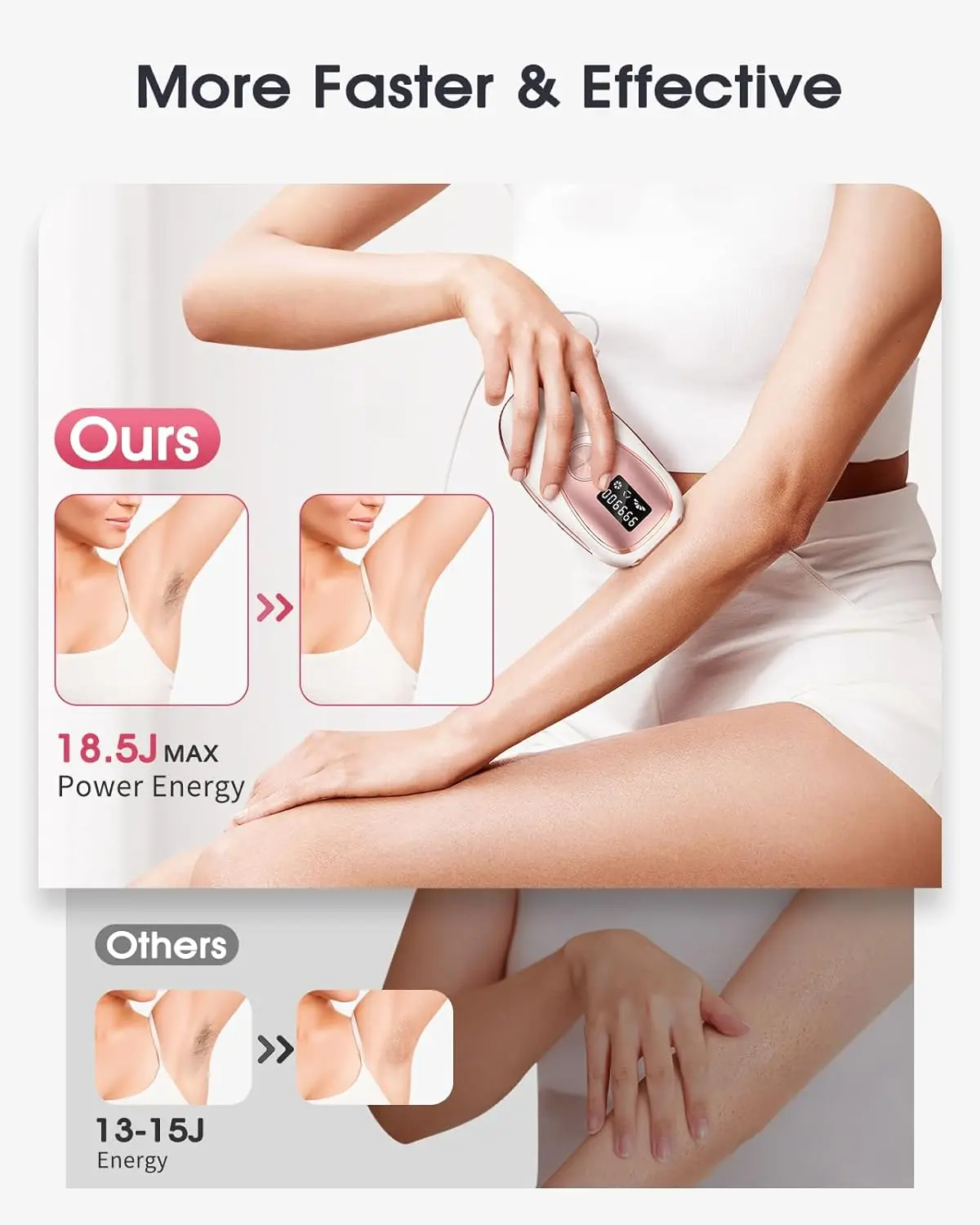 Hair Removal 999900 Flashes Ice Colding Painless Epilator Depilator Full Body Hair Remover For Men Women Home Use 250315