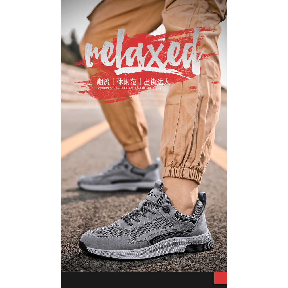 Taihao Z2302 Pig Skin Mesh Breathable Shoes 38-44