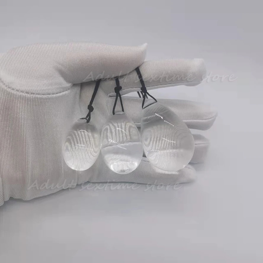 6-size large glass anal ball anal ball anal butt plug expander for men female masseur vaginal ball egg anal ball massage machine 240531