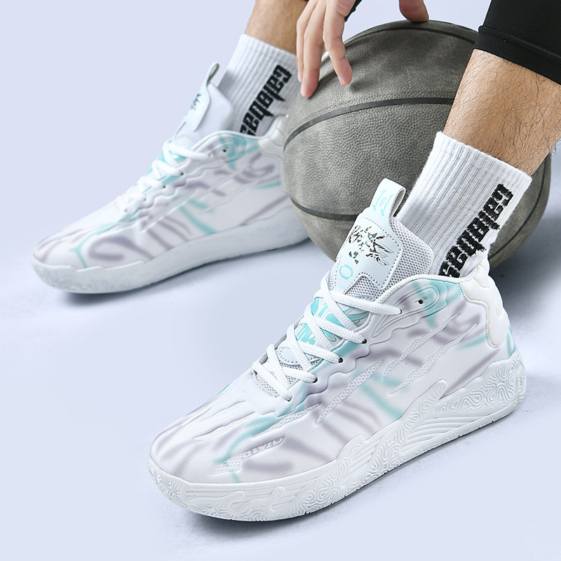 New practical shock-absorbing sports casual versatile including shipping anti slip and wear-resistant basketball men running shoes