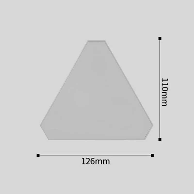 Wall Outdoor Lamps LED Triangle Quantum Light Pickup Rhythm Intelligent Control Night Light Esports Atmosphere Light DIY Shape Decorate Wall Lights s