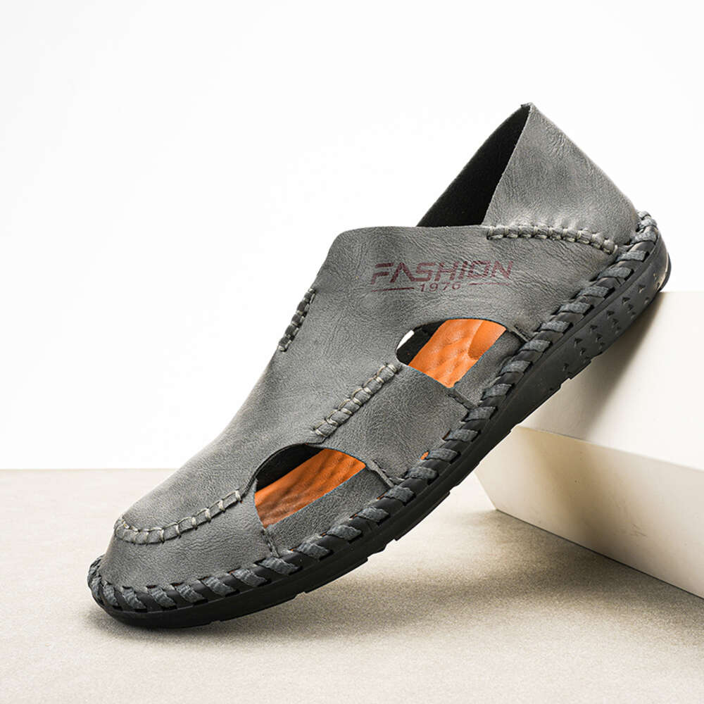 8826 Large Genuine Leather Casual Handmade Sandals 38-46