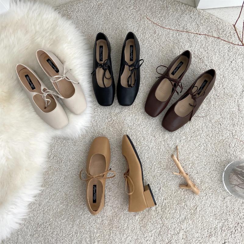 Casual Shoes Bailamos 2025 Spring Women Flats Comfortable Soft Boat Loafers Ballerina Shallow Round Toe Ballet Flat