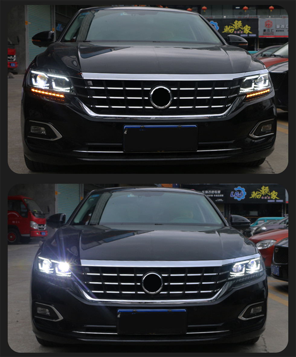 Car Light for VW Passat B9 20 19-20 20 New Passat US Version LED Upgrade Lens Dynamic Signal Headlights Assembly