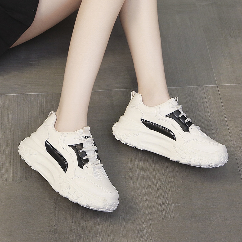 Summer Thick Sole Durable 2024 New Fashion Casual Sports Shoes Summer Student Running Shoes Free Shipping