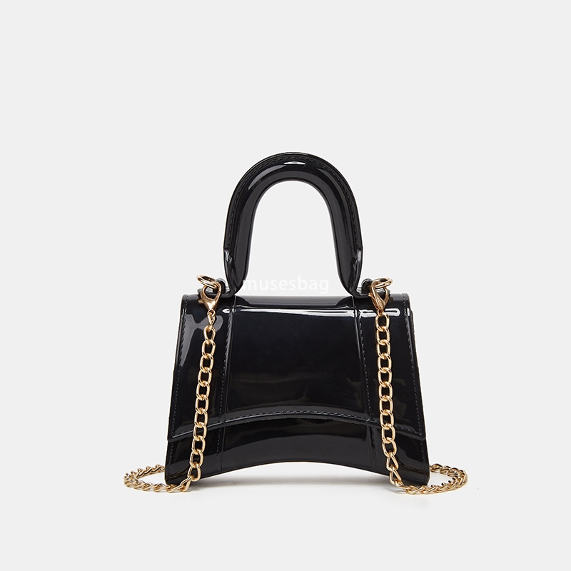 New PU material bright leather bag niche design mobile phone bag trendy small bag casual women's bag multi-functional crossbody bag for outdoor u
