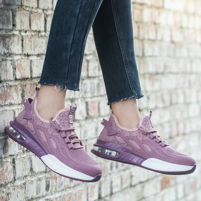 Steel Toe for Breathable Shoes Women Safety Puncture Proof Sport Work Sneakers Construction Security Boots