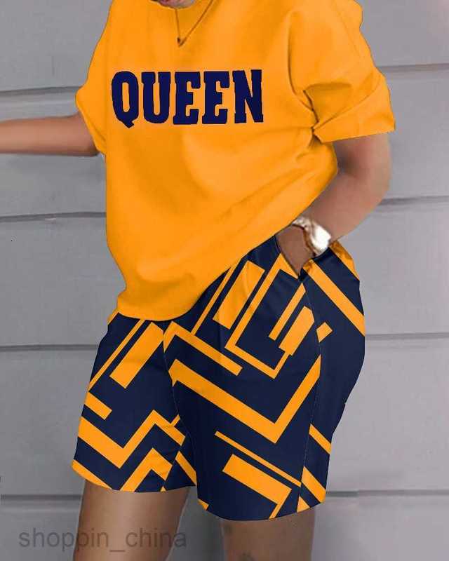 Women's Tracksuits Summer New Women's Short sleeved Two piece Commuter Set for Women Sets