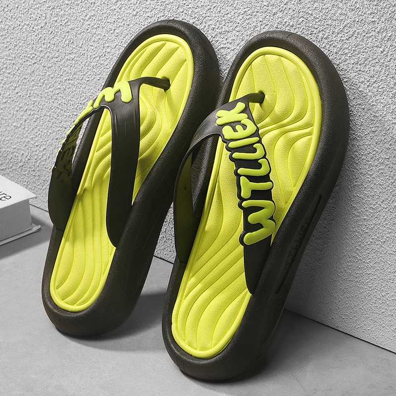 Designer Sandals Brand Men's Flip Up Outdoor Indoroom Comfortable Sliding Shoes 2025 New Men's Beach Sandals Anti Slip Home Men's Cloth