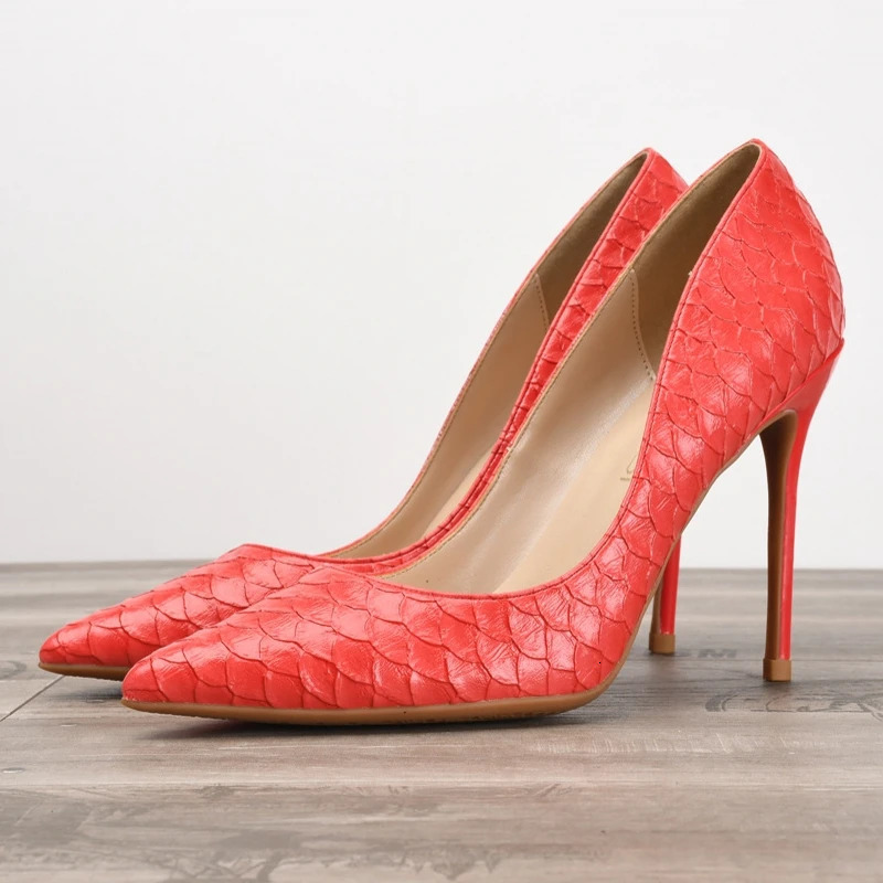 Fashionable slim high heels womens Pointed Toe work pump womens wedding party shoes office professional elegance pump large-sized H0009 240614