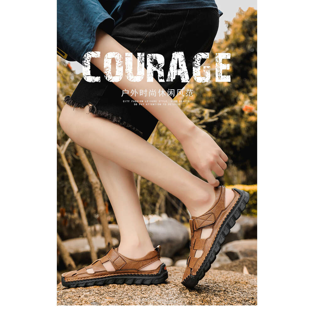 Taihao 6077 Handsewn Breathable Casual Sandals 38-48 Sport Size P73