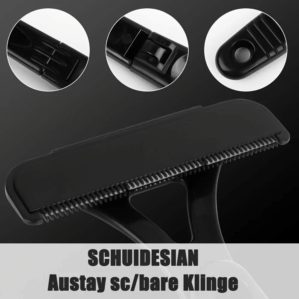 New Men Back Hair Remover DIY Body Shaver Razor for Back Body Hair Trimmer Extra Long Handle Wet Dry Shave Remover 5Blades