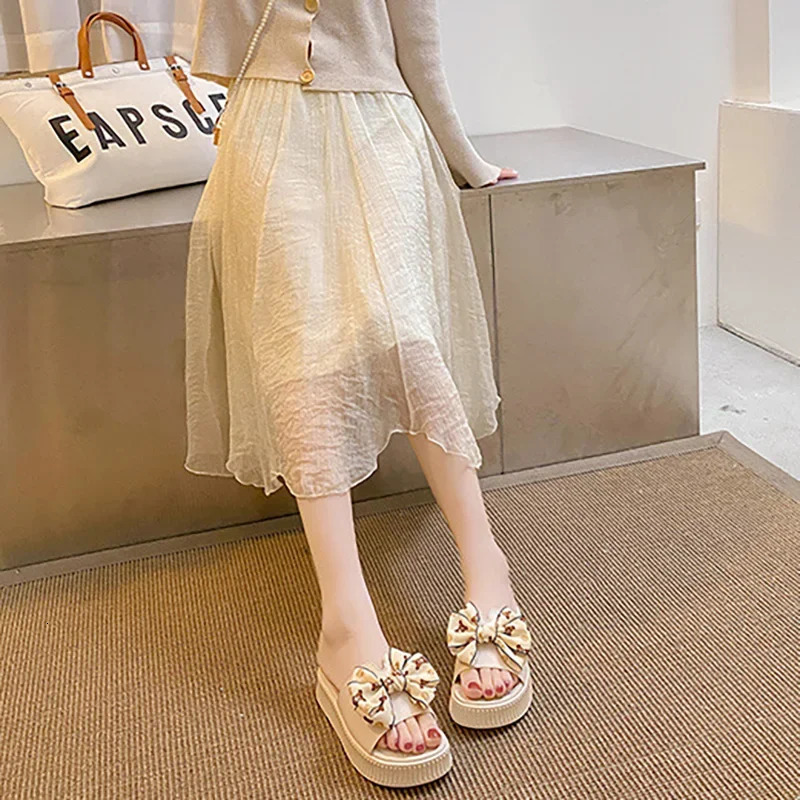 Womens Sandals Summer Fashion Slide Womens Flip High Quality Casual Wxw231215502 240612