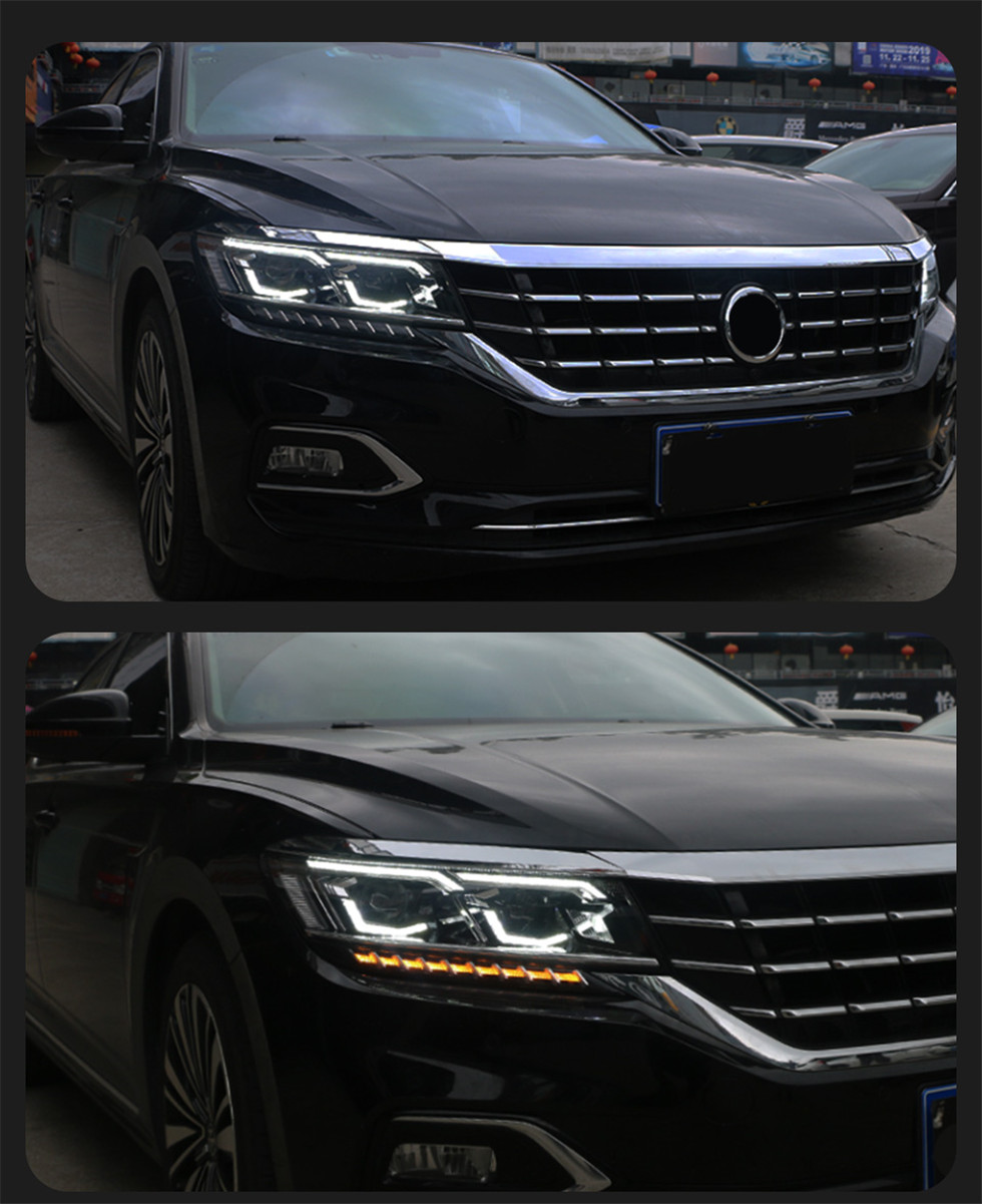Car Light for VW Passat B9 20 19-20 20 New Passat US Version LED Upgrade Lens Dynamic Signal Headlights Assembly