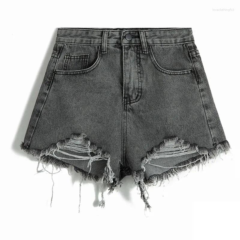 Denim Shorts For Women, Streetwear Wide Leg Jeans