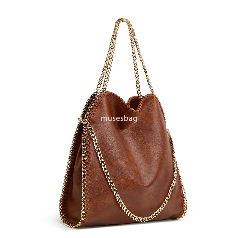 High end high-quality new spring summer European and American fashion chain simple ZA folding hand-held women's shoulder bags 56a5 4
