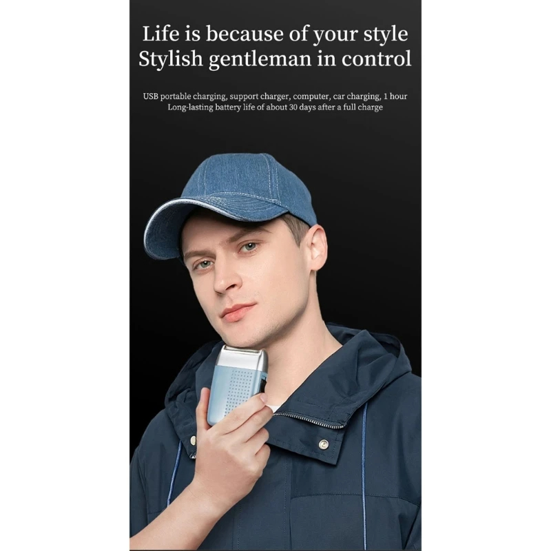 Rechargeable Hair Shaver for Men Electric Shaver Beard Electric for Razor Bald for Head Fades Shaving Machine Grooming