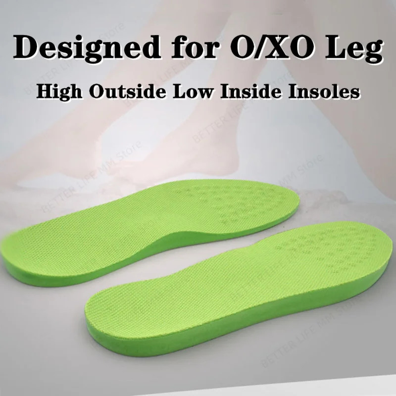 PU straightening arch support pad O/XO leg shoe sole pad used for foot valves Varus straightening pads pain relief inserts 240612
