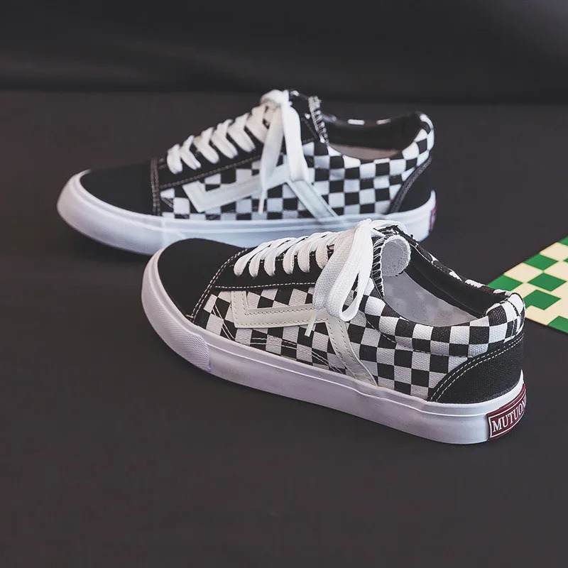 spring 2024 new Vance canvas women classic retro chic lovers casual national trend student skateboard shoes 241106