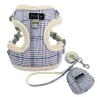 Dog Collar Leash Set: Soft Adjustable Pet Harness Vest For Chihuahua, Puppy, Small/Medium Dogs
