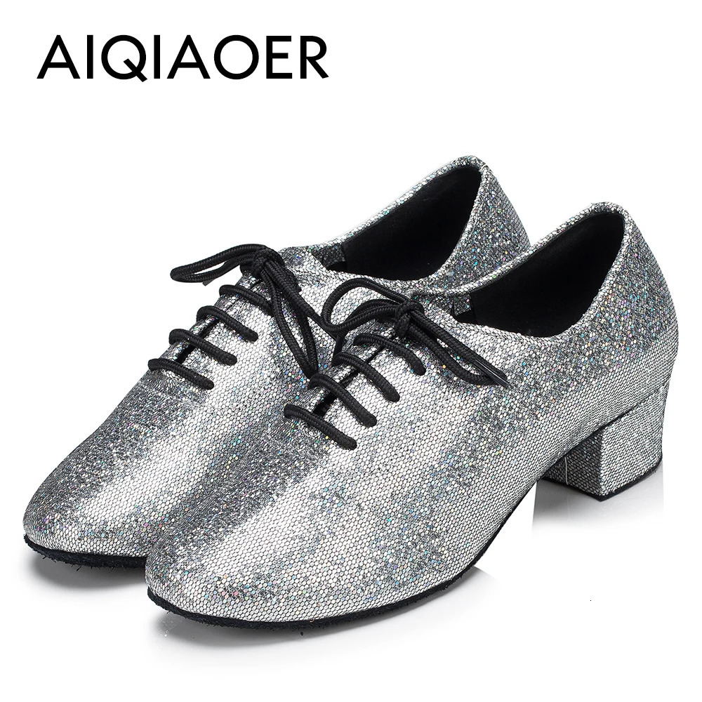 Ballroom dance shoes for women modern dance shoes with lace-up soft soled jazz 240614