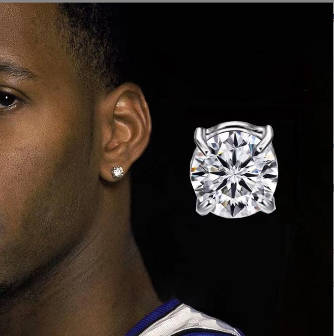 Stud Fashion No Piercing High Quality Zircon Magnetic Earing For Women Men Kids Hole Crystal Ear Studs Jewelry Magnet Earring