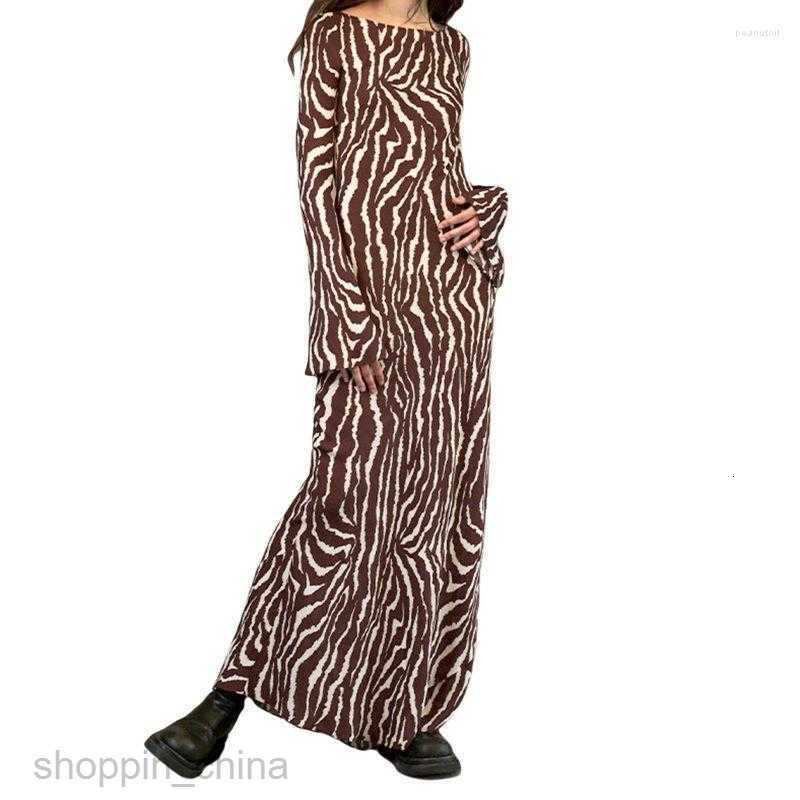 Casual Dresses Fall Long Sleeve Maxi Dress For Women Fashion Bodycon Slim Chiffon Red Print Party Elegant Vestidos 7654D